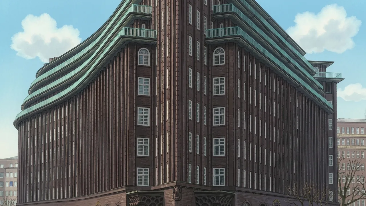 Chilehaus in Hamburg, Altstadt, Kontorhausviertel