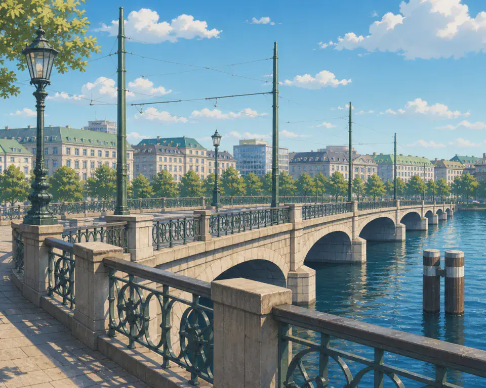 Kennedybrücke Study-Karte